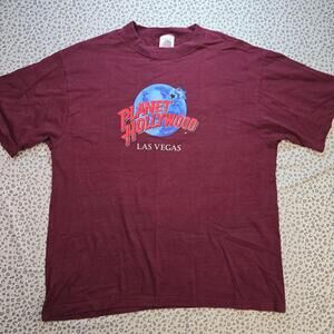 Vintage Planet Hollywood Shirt Mens XL Las Vegas Movie Promo Graphic 90s USA